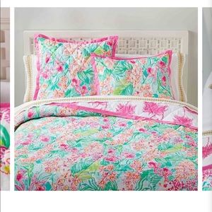 Lilly Pulitzer Orchid Quilt